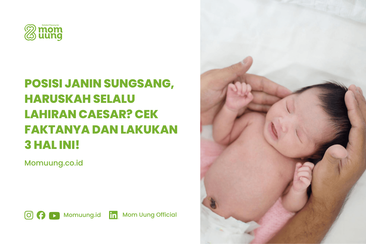Posisi Janin Sungsang, Haruskah Selalu Lahiran Caesar? Cek Faktanya dan Lakukan 3 Hal Ini!