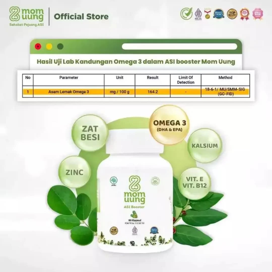 Asi Booster Rekomendasi Dokter Asi Booster Aman Asi Booster Herbal Pelancar Asi Rekomendasi Dokter Asi Booster Alami Suplemen Asi Mom Uung 1
