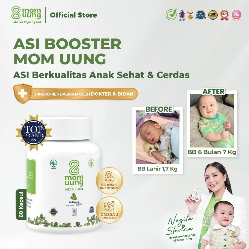 Pelancar Asi Paling Ampuh Asi Booster Herbal Pelancar Asi Aman Mom Uung Asi Booster Memperbanyak Asi Alami