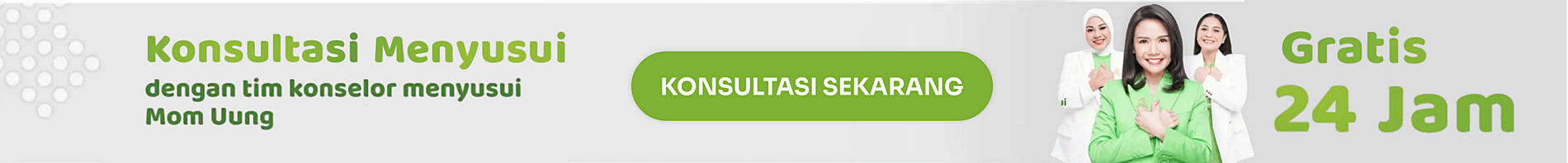 Konsultasi menyusui gratis 24 jam