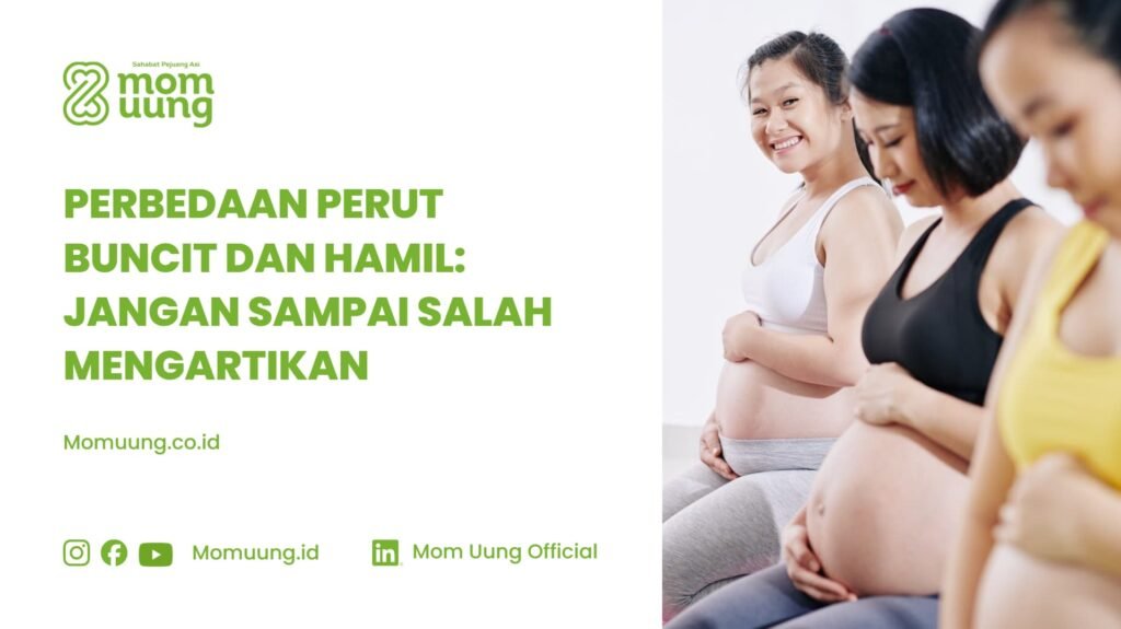 Perbedaan Perut Buncit dan Hamil
