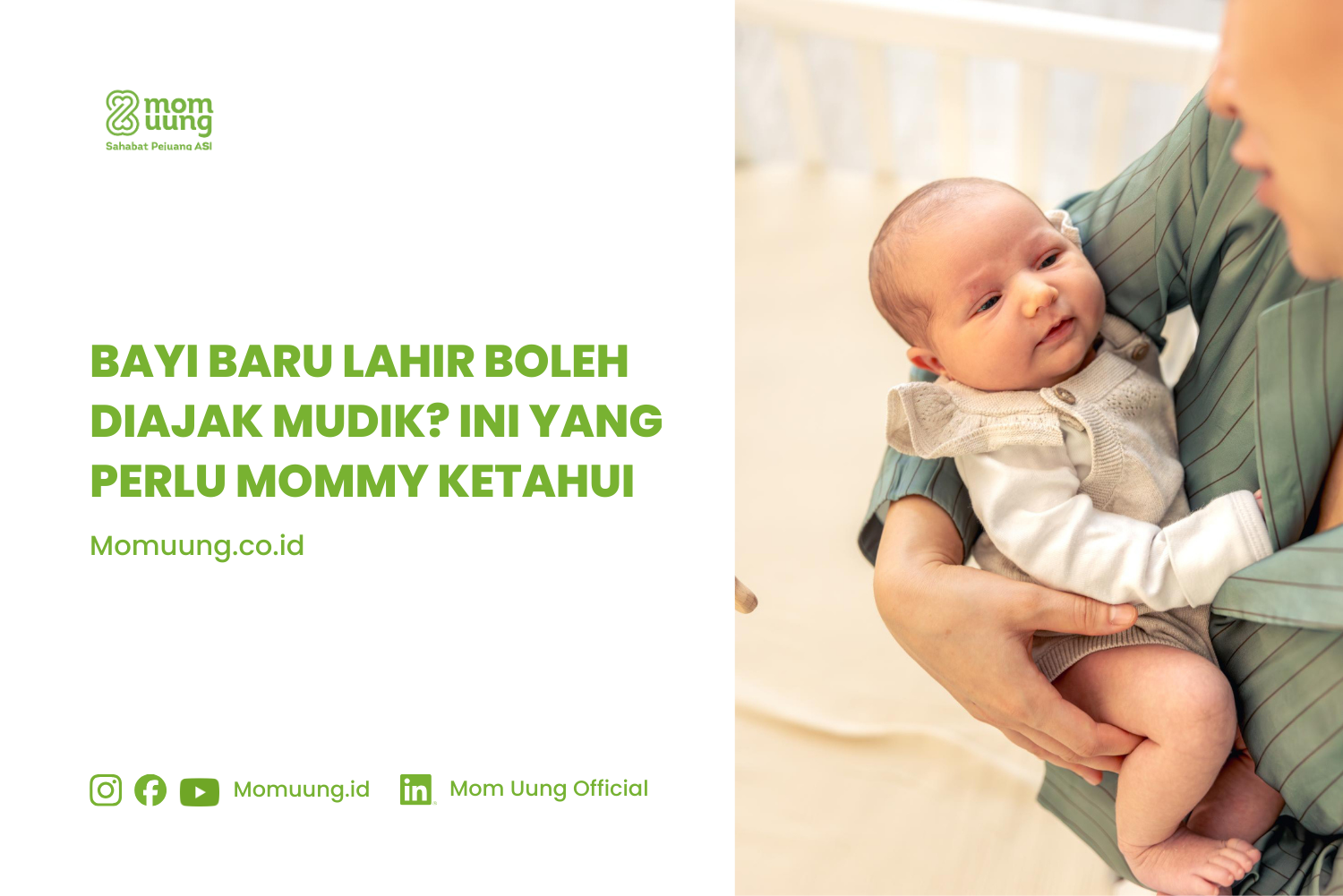 Tips Mudik dengan Bayi Baru Lahir agar Tetap Aman dan Nyaman