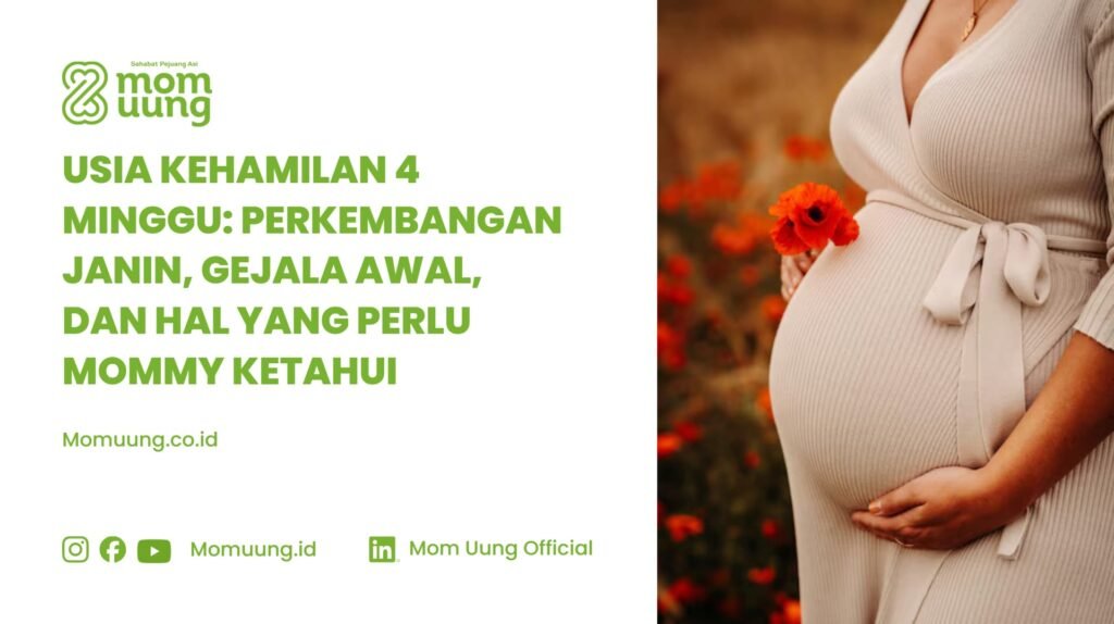 Usia Kehamilan 4 Minggu: Perkembangan Janin, Gejala Awal, dan Hal yang Perlu Mommy Ketahui